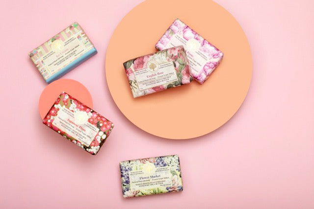 Wavertree & London Timeless Florals Set | Pink Peony Diffuser + Gingerlily & English Rose Soap