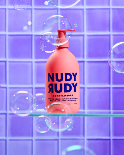 Nudy Rudy Berrylicious Cloudberries Hand Wash | Aloe & Vitamin E | Moisturising & Suitable for All Skin Types