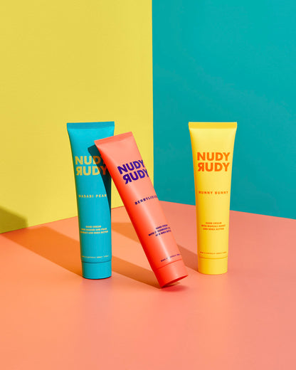 Nudy Rudy Wasabi Pear Hand Cream | Organic Shea Butter | Non-Greasy Lotion | Natural Ingredient Skin Care
