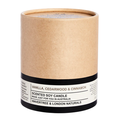 Wavertree & London Vanilla, Cedarwood & Cinnamon Candle