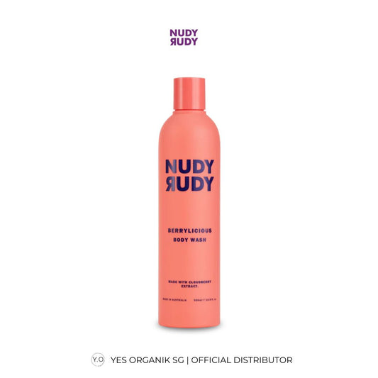 Nudy Rudy Berrylicious Body Wash | Aloe & Vitamin E | Moisturising & Suitable for All Skin Types