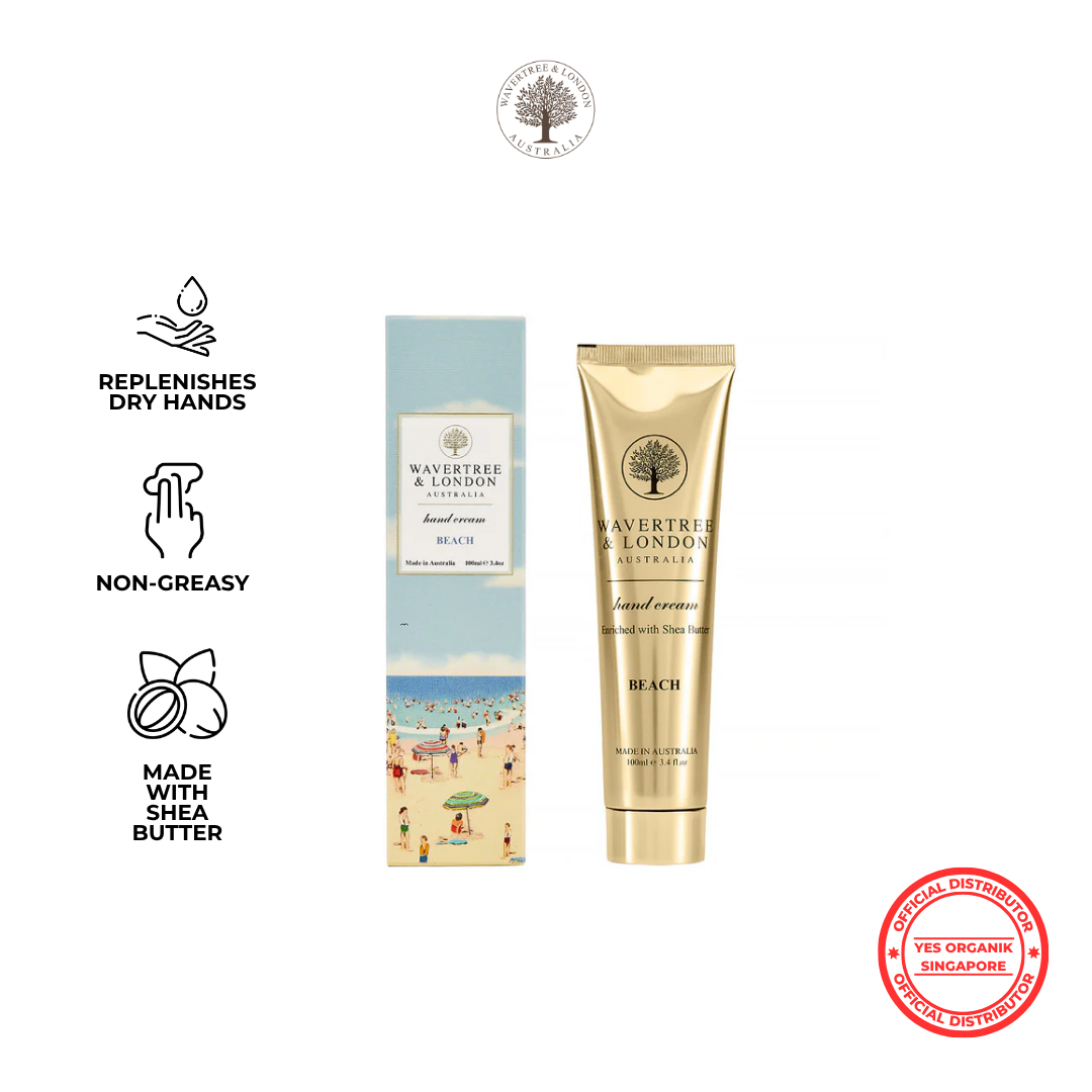 Wavertree & London Beach Hand Cream | Moisturising Shea Butter | Non-greasy
