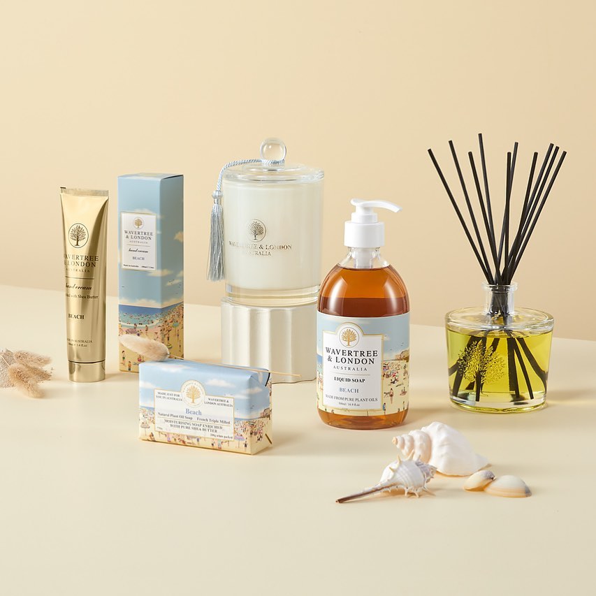 Wavertree & London Beach Hand Cream | Moisturising Shea Butter | Non-greasy