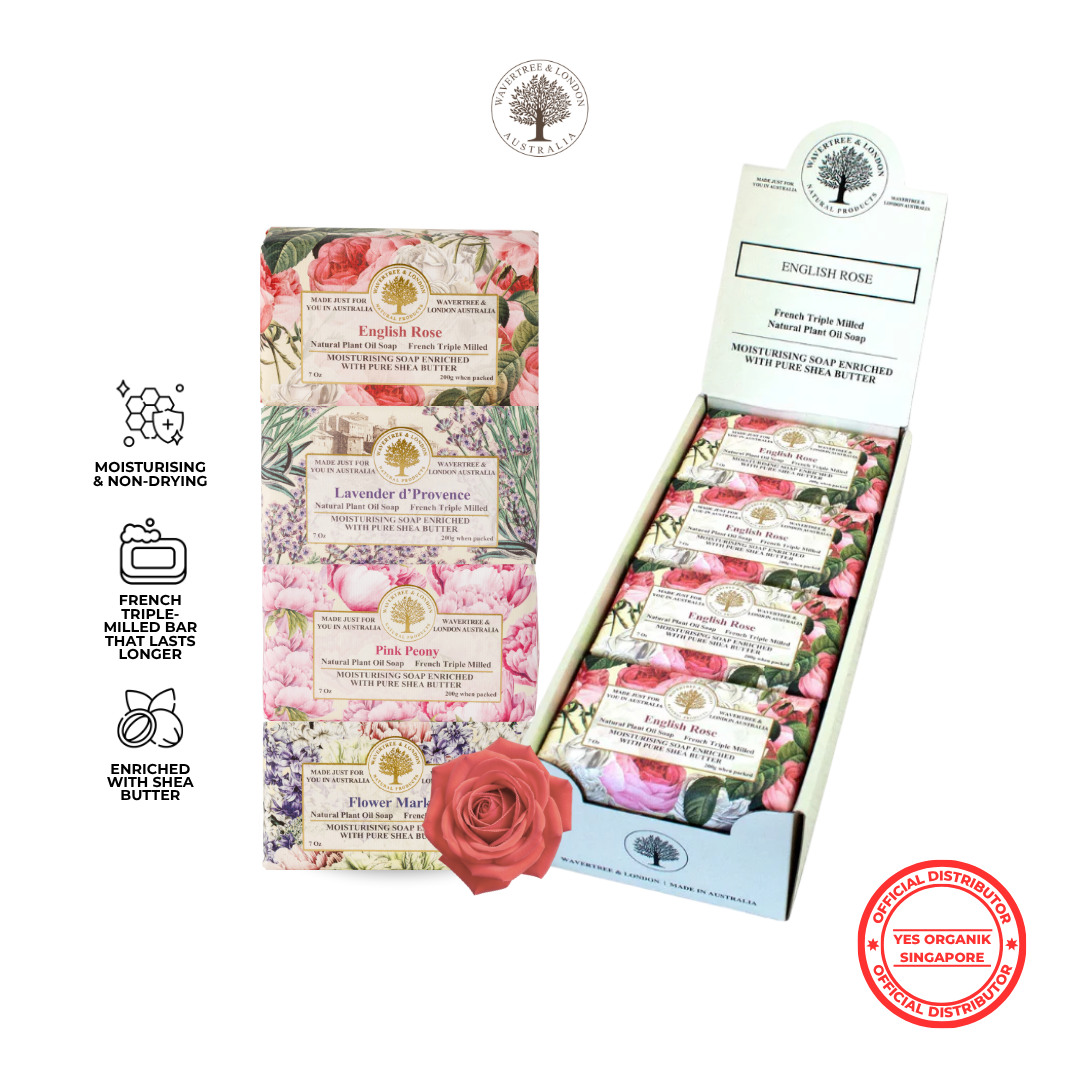 Wavertree & London Classic Collection | Moisturising & Gentle Soap Bar | Enriched with Shea Butter