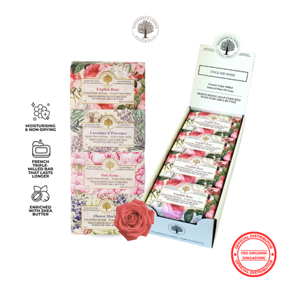 Wavertree & London Classic Collection | Moisturising & Gentle Soap Bar | Enriched with Shea Butter