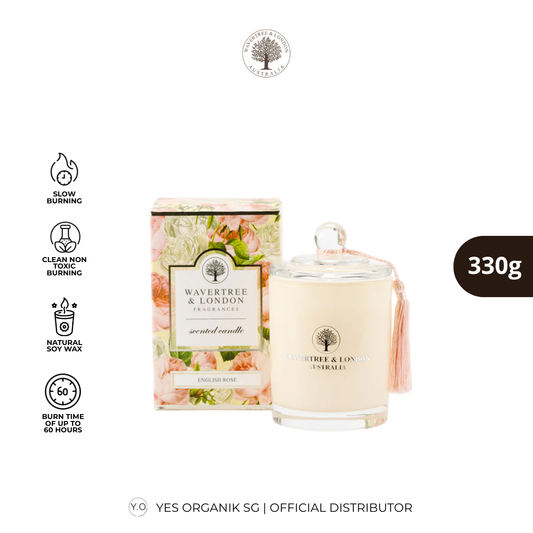 Wavertree & London English Rose Candle