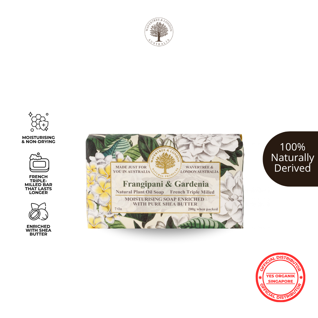 Wavertree & London Frangipani & Gardenia Soap Bar 200g