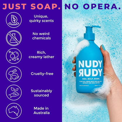 Nudy Rudy Berrylicious Cloudberries Hand Wash | Aloe & Vitamin E | Moisturising & Suitable for All Skin Types