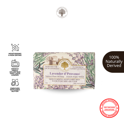 Wavertree & London Lavender d'Provence Soap Bar 200g