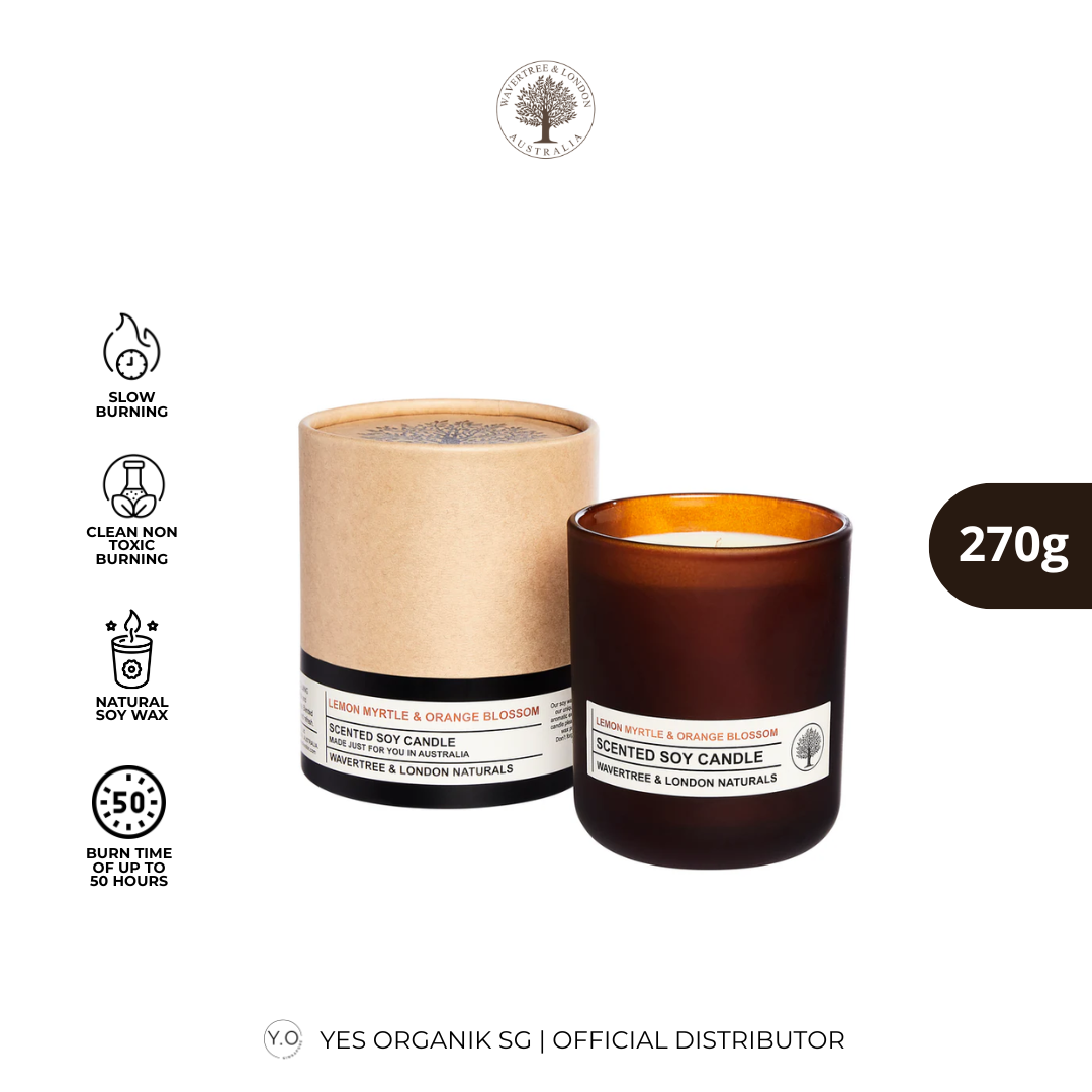 Wavertree & London Lemon Myrtle & Orange Blossom Candle