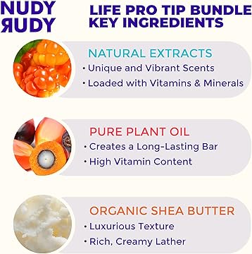 Nudy Rudy Soap Bar Key INgredients