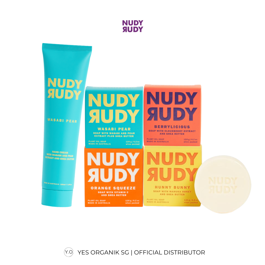 Nudy Rudy Soap Bar & Hand Cream | National Day Signature Set