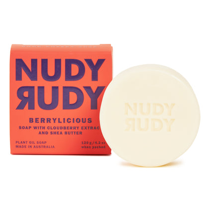 Nudy Rudy Gentle Moisturising Soap Bar with Shea Butter | Suitable for Sensitive Skin