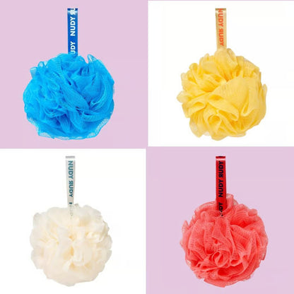 Nudy Rudy Shower Puff | Exfoliating Bath Sponge Body Scrubber