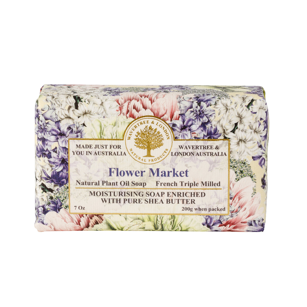 Wavertree & London Classic Collection | Moisturising & Gentle Soap Bar | Enriched with Shea Butter