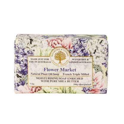 Wavertree & London Classic Collection | Moisturising & Gentle Soap Bar | Enriched with Shea Butter