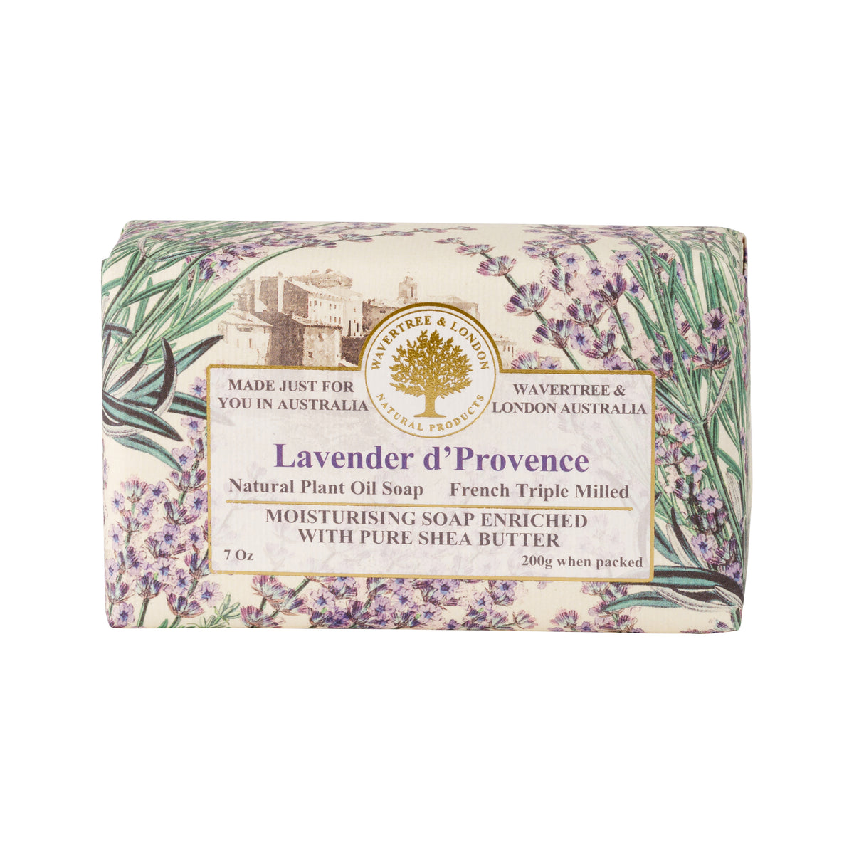 Wavertree & London Classic Collection | Moisturising & Gentle Soap Bar | Enriched with Shea Butter