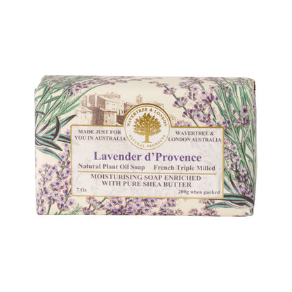 Wavertree & London Classic Collection | Moisturising & Gentle Soap Bar | Enriched with Shea Butter