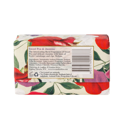Wavertree & London Sweet Pea & Jasmine Soap Bar 200g