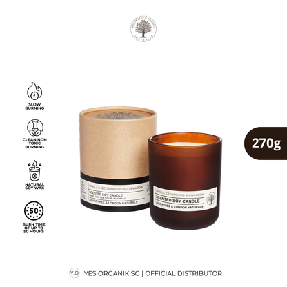Wavertree & London Vanilla, Cedarwood & Cinnamon Candle