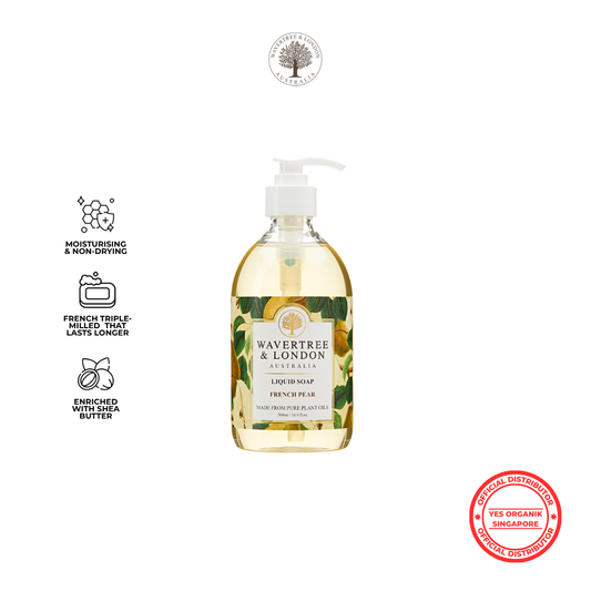 Wavertree & London French Pear Liquid Soap | Shea Butter, Gentle on Sensitive Skin