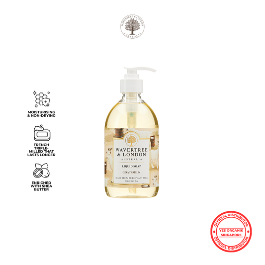 Wavertree & London Goats Milk Liquid Soap | Shea Butter, Gentle on Sensitive Skin