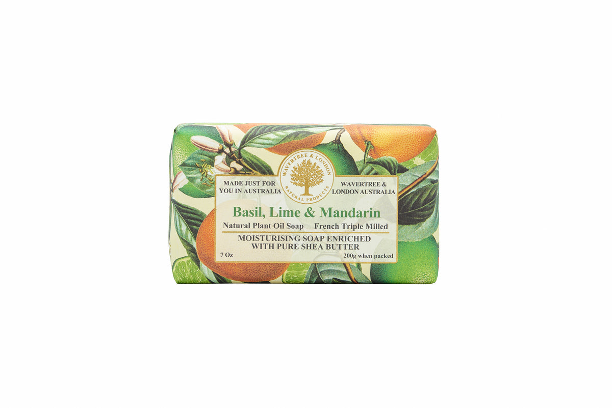 Wavertree & London Basil Lime Mandarin Soap Bar
