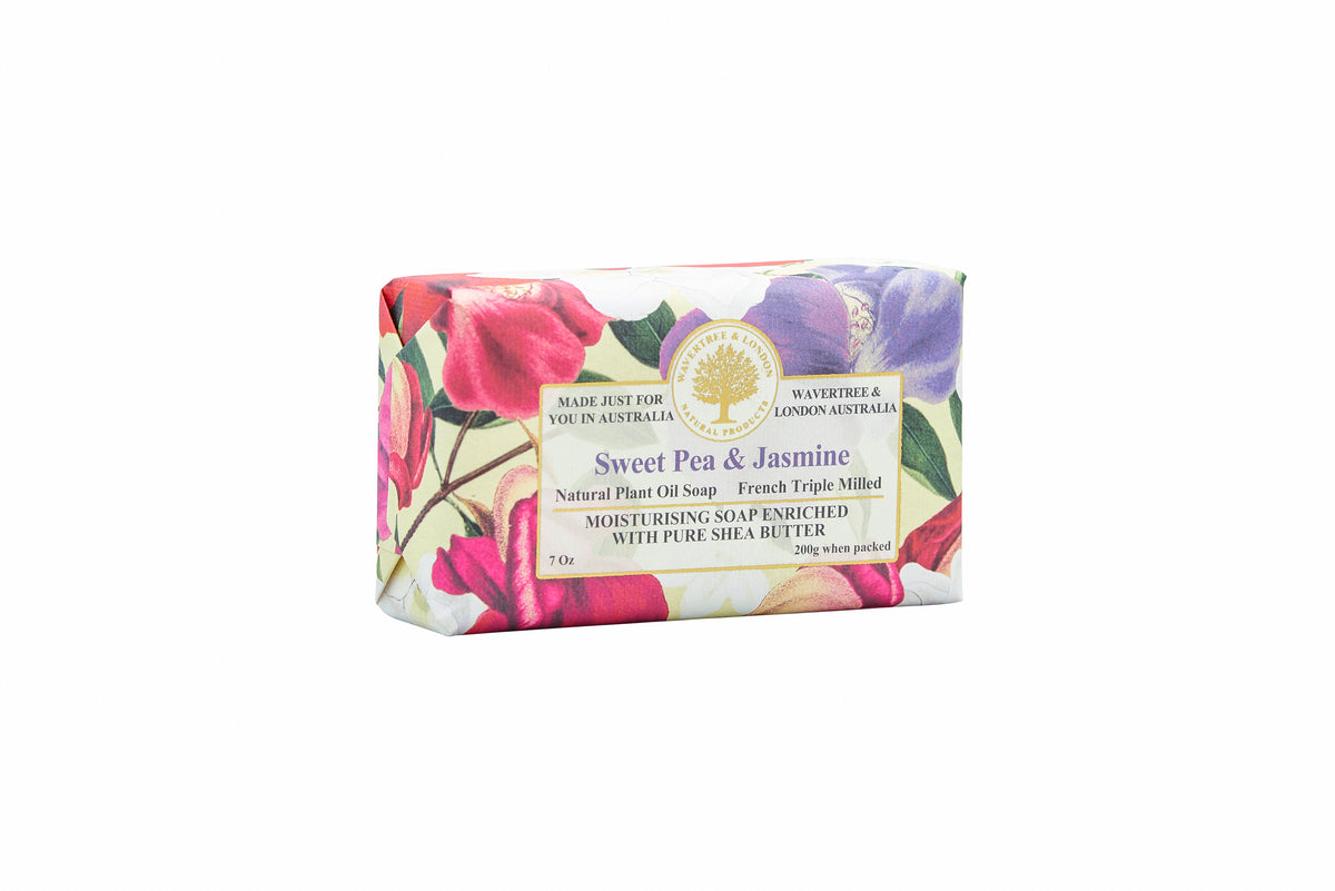 Wavertree & London Sweet Pea & Jasmine Soap Bar