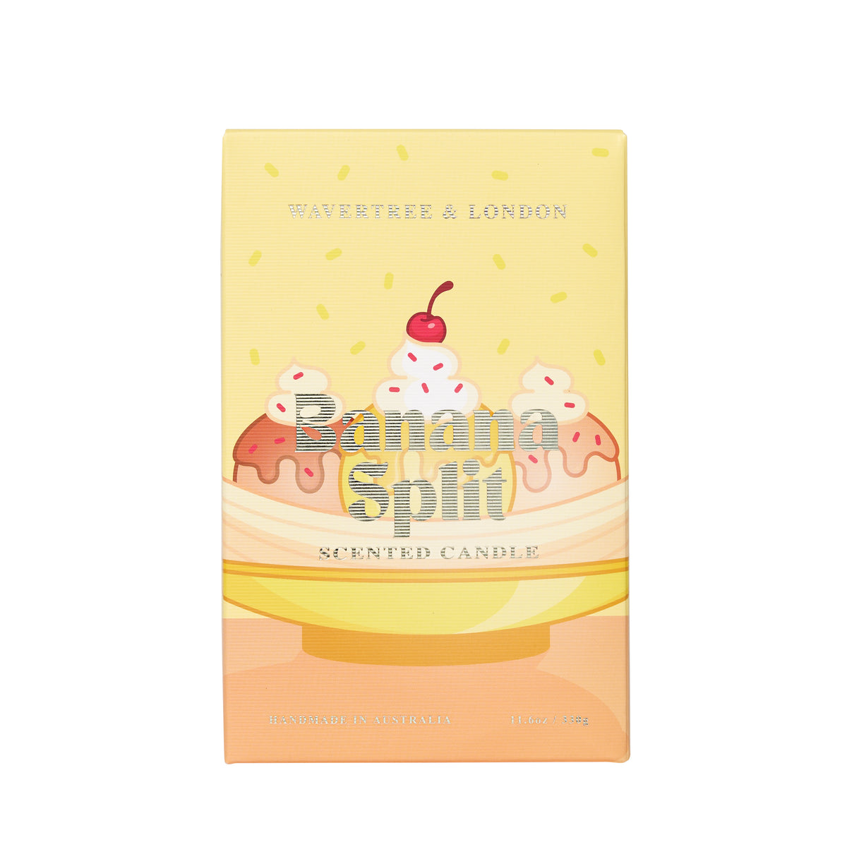 Wavertree & London Banana Split Candle | Non-Toxic Soy Candle | 60H Burn