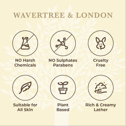 Wavertree & London Daisy & Lilly Soap Bar | Moisturising Triple-Milled Bar with Shea Butter | Gentle on Skin