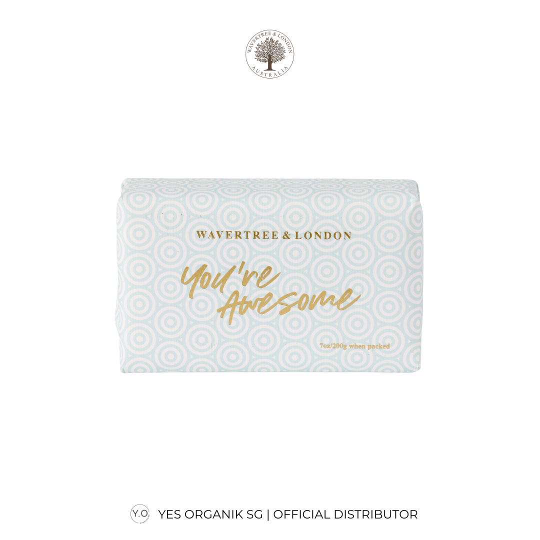 White product packaging with gold text on a white background, featuring the brand 'Wavertree & London'.