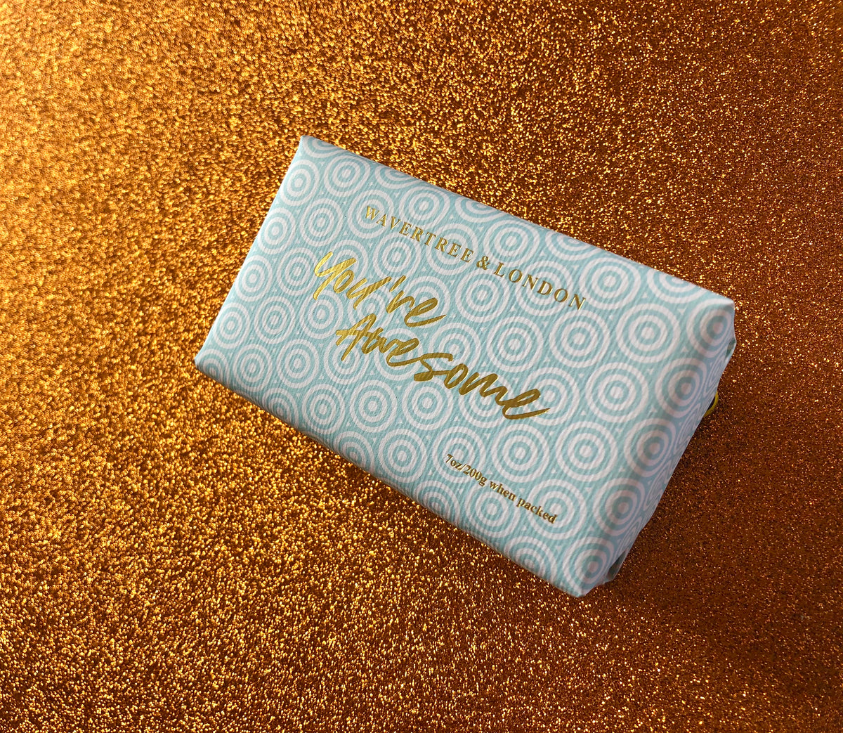 Wavertree & London You're Awesome Soap | Moisturizing Triple-Milled Bar with Shea Butter | Gentle on Skin