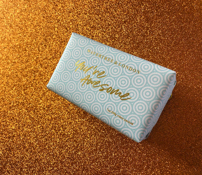 Wavertree & London You're Awesome Soap | Moisturizing Triple-Milled Bar with Shea Butter | Gentle on Skin