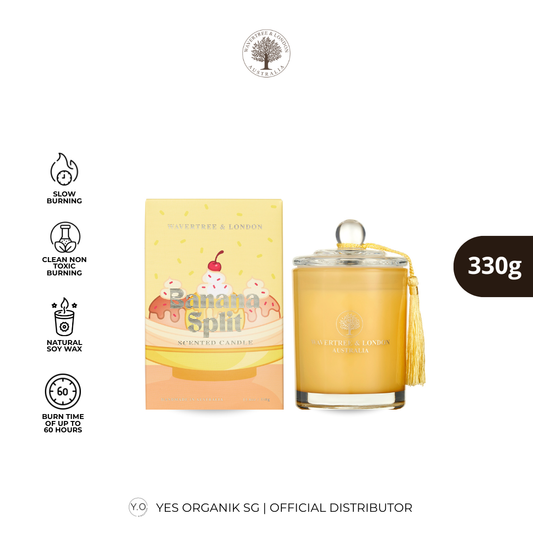 Wavertree & London Banana Split Candle | Non-Toxic Soy Candle | 60H Burn