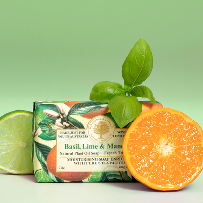 Wavertree & London Basil Lime Mandarin Soap Bar