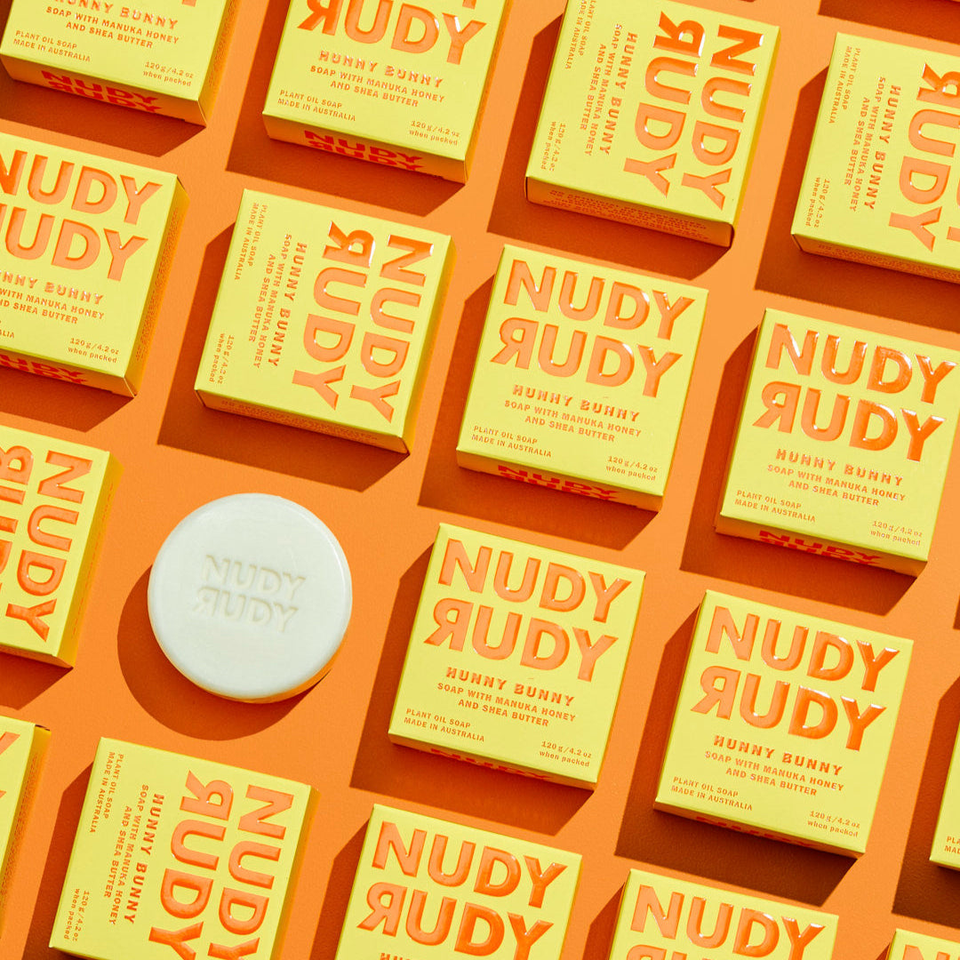 Nudy Rudy Gentle Moisturising Soap Bar with Shea Butter | Suitable for Sensitive Skin