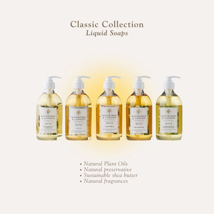 Wavertree & London Frangipani & Gardenia Liquid Soap | Shea Butter, Gentle on Sensitive Skin