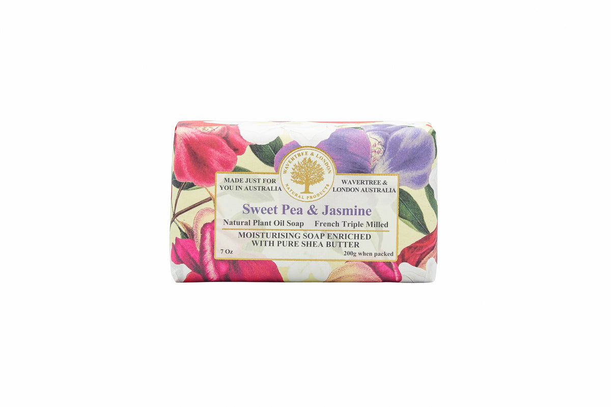Wavertree & London Sweet Pea & Jasmine Soap Bar