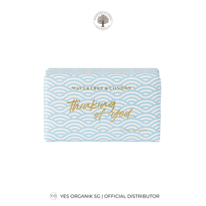 Wavertree & London Thinking of You Blue Flower Market Soap Bar | Perfect Gift Idea for Her or Him