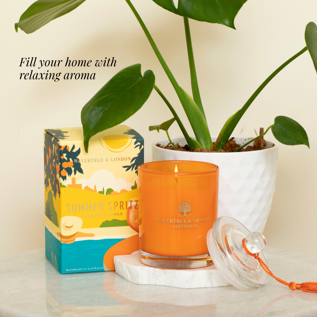Wavertree & London Summer Spritz Candle | Non-Toxic Soy Candle | 60H Burn
