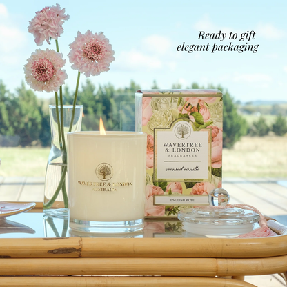 Wavertree & London Pink Peony Candle | Non-Toxic Soy Candle | 60H Burn